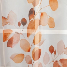 Trude - Terra levélmintás voile