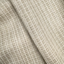 Espoo - Drapp színű rusztikus vastagszálú struktúr függöny egyedi méretre varrva