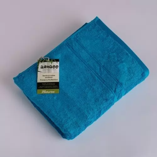 Bambuszos törölköző 100x150cm 500gsm türkiz