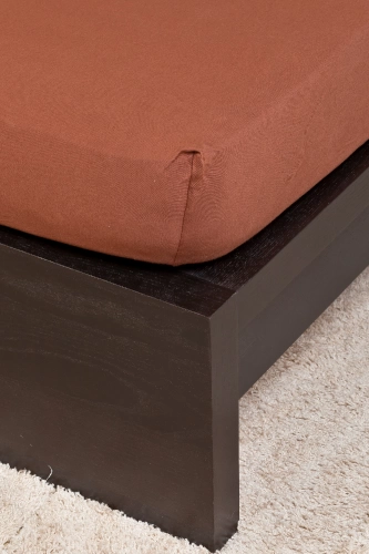 Naturtex Jersey csokibarna lepedő 80-100x200 cm