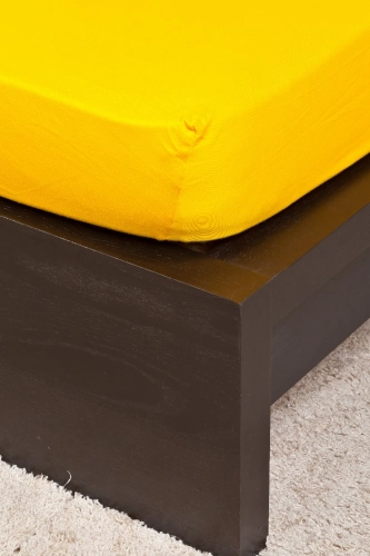 Naturtex Jersey kukoricasárga lepedő 80-100x200 cm