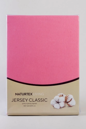 Naturtex Jersey matt rózsaszín lepedő 80-100x200 cm