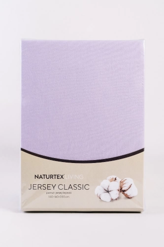 Naturtex Jersey orchidea lila lepedő 80-100x200 cm