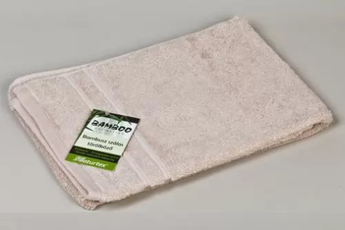 Naturtex, Cappucino színű bambusszálas törölköző, 70x140 cm 