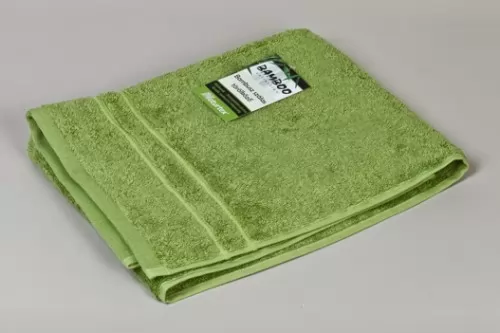 Naturtex, Lime zöld színű bambusszálas törölköző, 70x140 cm 