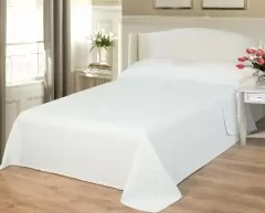 Emily ágytakaró, fehér, 235x250 cm