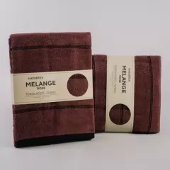 Melange törölköző 50x100cm 550 g/m2 rose