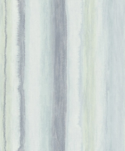 Halvány kék/zöld csíkos vlies tapéta, Marburg Shades 34425