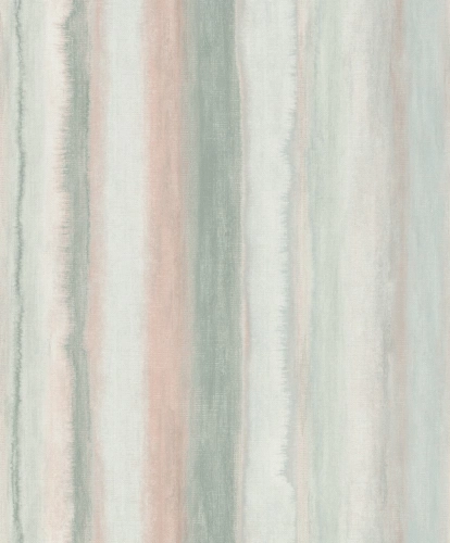 Rózsaszín és zöld csíkos vlies tapéta, Marburg Shades 34426