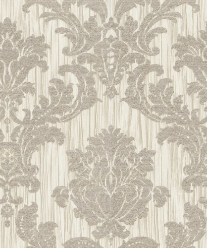 Bézs színű barokk mintás Vlies-vinyl tapéta, Maison Luxe 17723