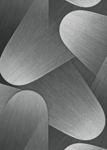 Szürke-acél színű geometrikus mintás Vlies-vinyl tapéta, Erismann Elysium 10423-29