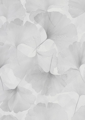 Szürke színű levélmintás Vlies-vinyl tapéta, Erismann Elysium 10470-31