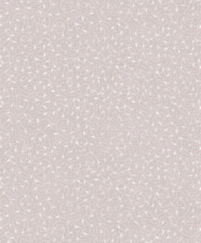 Fehér alapon mályva színű levélmintás Vlies tapéta, Botanique M67403