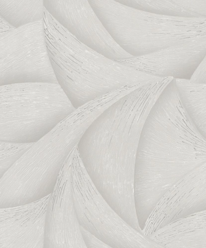 Ezüst szürke színű csillogó növényi mintás Vlies tapéta, Ritus 35501