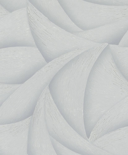 Szürke színű csillogó növényi mintás Vlies tapéta, Ritus 35504