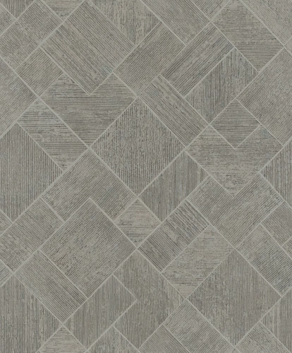Szürkésbarna színű geomterikus mintás Vlies tapéta, Ritus 35511