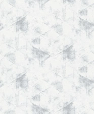 Szürke-fehér gemetrikus mintájú vlies tapéta, Grandeco Phoenix, A48501
