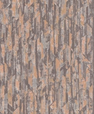 Barna színű vlies tapéta, Grandeco Phoenix, A53602