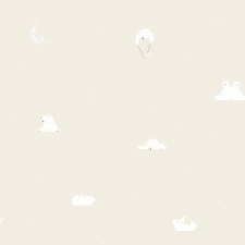 Bézs alapon jegesmedve mintás gyerekszobai vlies tapéta, ICH Noa 7003-2