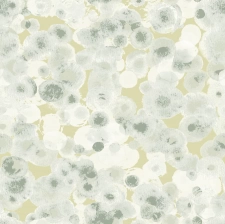 Sárga akvarell mintás vlies tapéta Bubbles Yellow 53 cm x 10 m